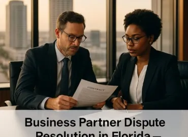 How to Handle Business Partner Disputes in Florida