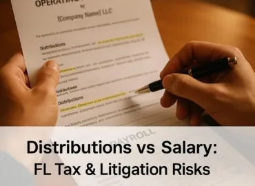 Distributions vs Salary: The Tax + Litigation Problem Nobody Explains
