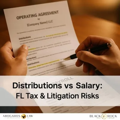 Distributions vs Salary: The Tax + Litigation Problem Nobody Explains