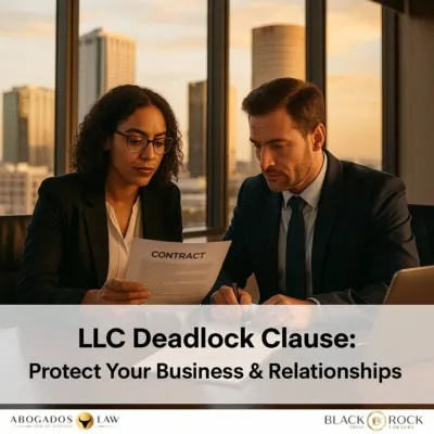LLC Member Deadlock: The Clause That Saves Friendships (and the Company)