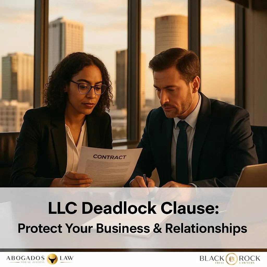 LLC Member Deadlock: The Clause That Saves Friendships (and the Company)