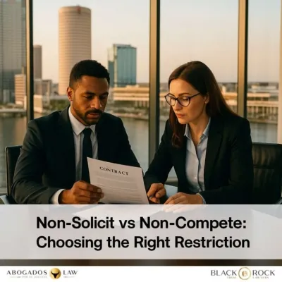 Non-Solicit vs Non-Compete: Stop Using the Wrong Tool