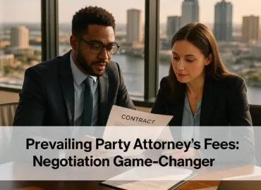 Prevailing Party Attorney’s Fees: The One Line That Changes Negotiations