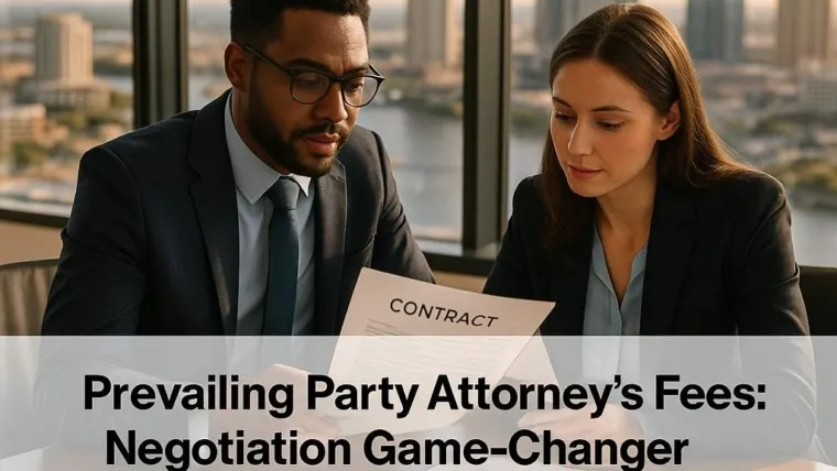 Prevailing Party Attorney’s Fees: The One Line That Changes Negotiations