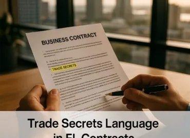 Confidentiality Isn’t Enough: Why ‘Trade Secrets’ Language Matters in Florida Contracts