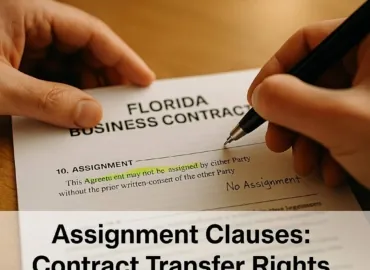 Assignment Clauses: Can the Other Side Sell Your Contract?