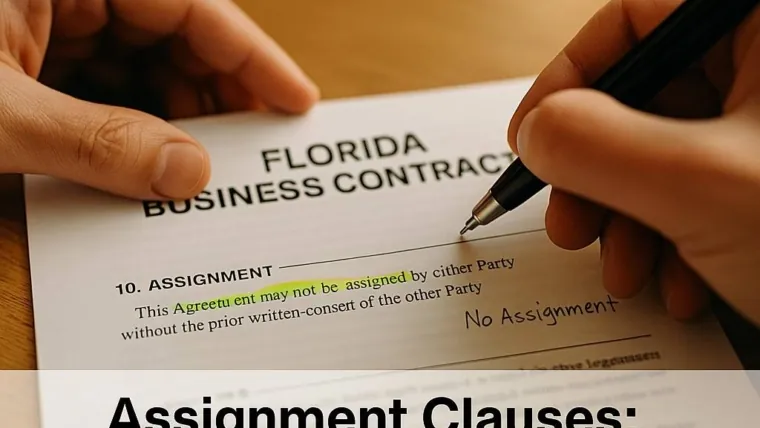 Assignment Clauses: Can the Other Side Sell Your Contract?