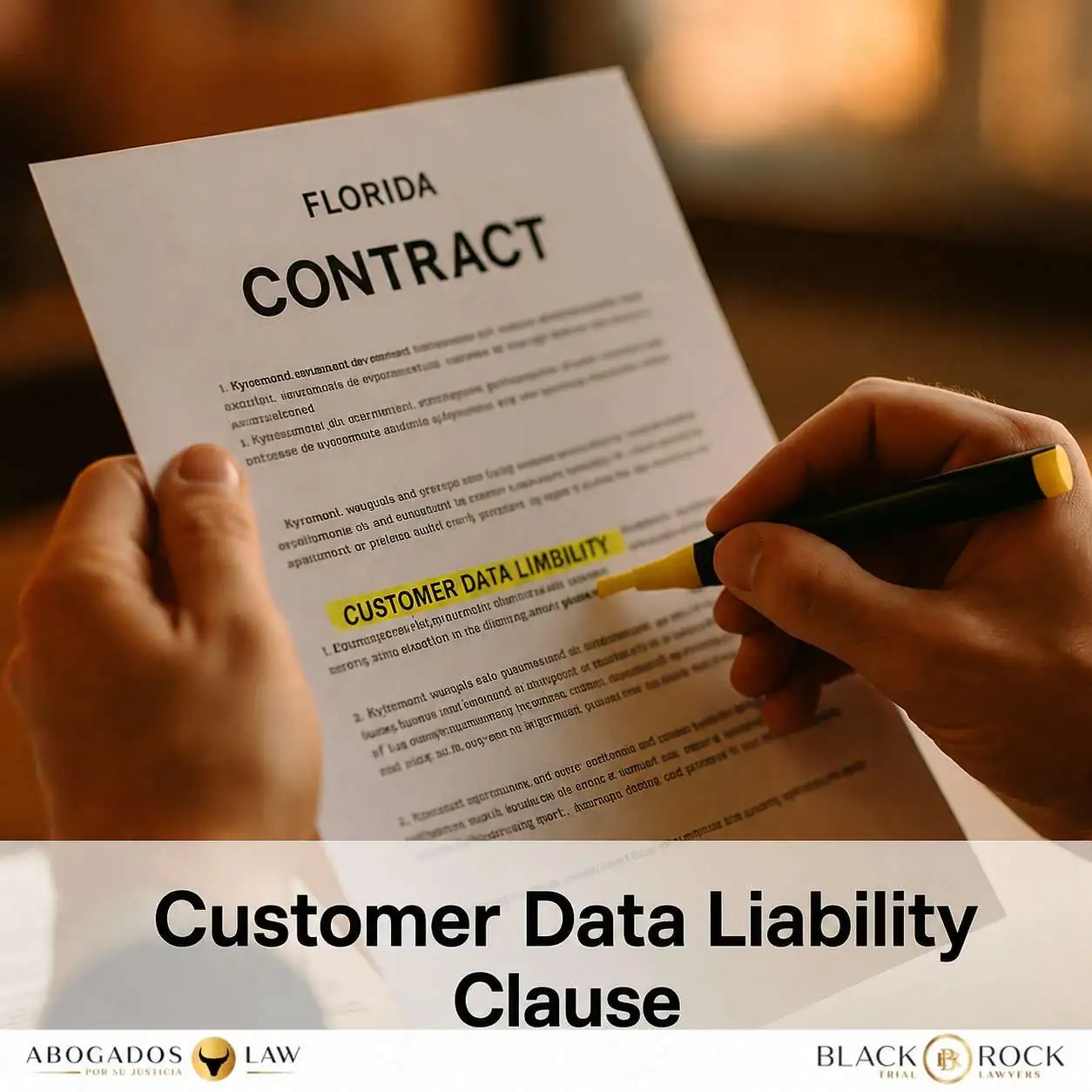 Personal Data + Liability: The Contract Clause for Customer Info