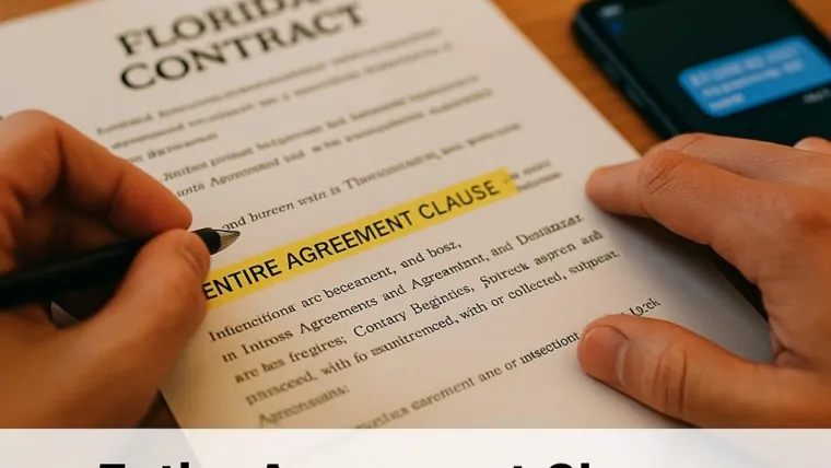 Entire Agreement Clause: Why Your Text Messages Don’t Count