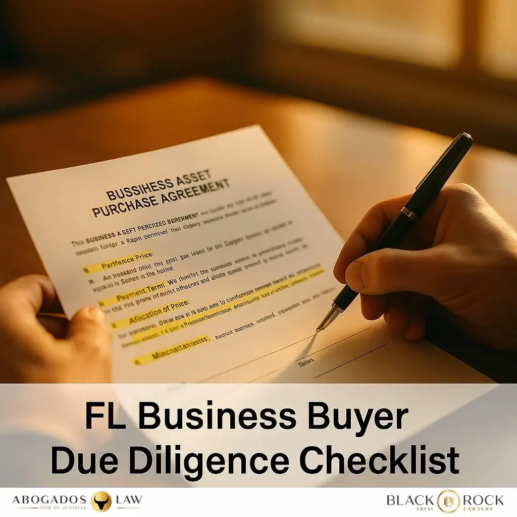 Due Diligence Checklist: What Florida Buyers Should Verify First