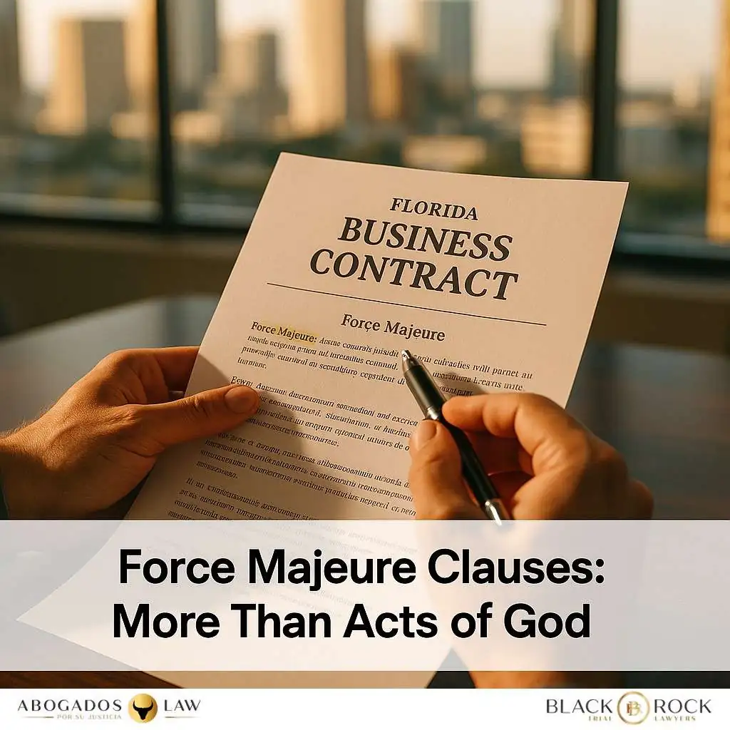 Force Majeure Isn’t Just ‘Acts of God’-Here’s What Florida Owners Miss