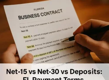 Payment Terms That Work: Net-15 vs Net-30 vs Deposits