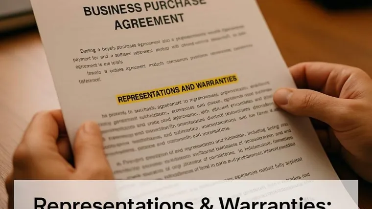 Representations & Warranties: The ‘Promise Section’ That Drives Price