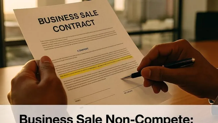 Non-Compete in a Business Sale: Stronger Than Employment Non-Competes