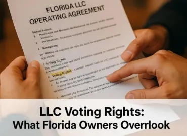 Multi-Member LLC Basics: The ‘Voting Rights’ Clause Owners Regret Later
