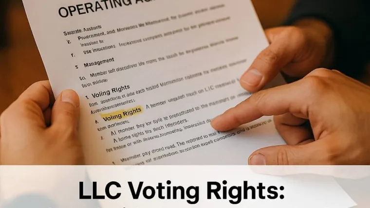 Multi-Member LLC Basics: The ‘Voting Rights’ Clause Owners Regret Later