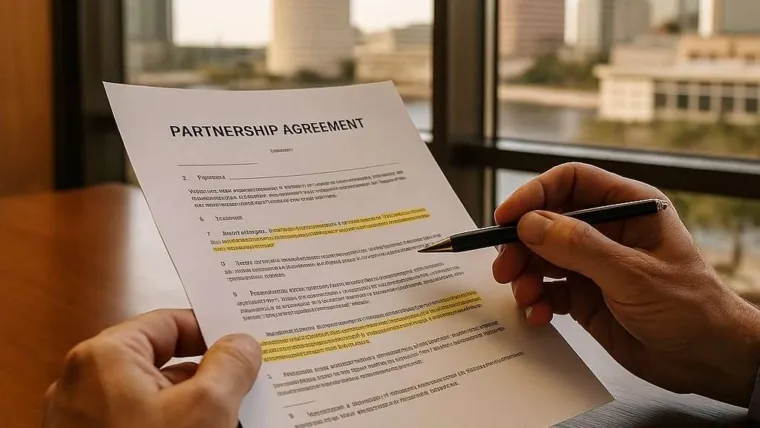 Partnership Agreements: Why 50/50 Ownership Is a Legal Coin Flip