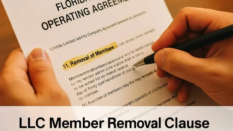 Removing a Member: The Operating Agreement Clause You’ll Need One Day