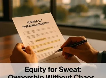 Equity for Sweat: How to Give Ownership Without Creating Chaos